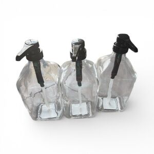 Target Bullseye Playground Large Glass Dispenser Set of 3 Laundry Coffee Syrup